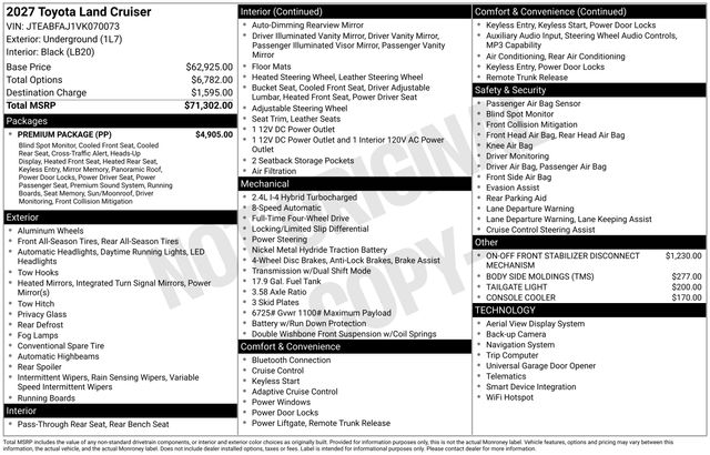 toyota land cruiser 2027 JTEABFAJ1VK070073 image toyota land cruiser 2027 JTEABFAJ1VK070073 image